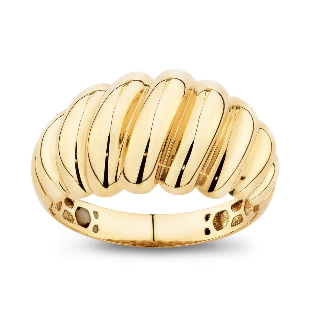 Croissant Ring in 9ct Yellow Gold - Wallace Bishop