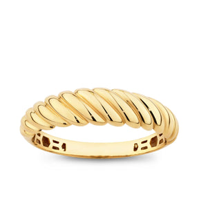 Croissant Ring in 9ct Yellow Gold - Wallace Bishop