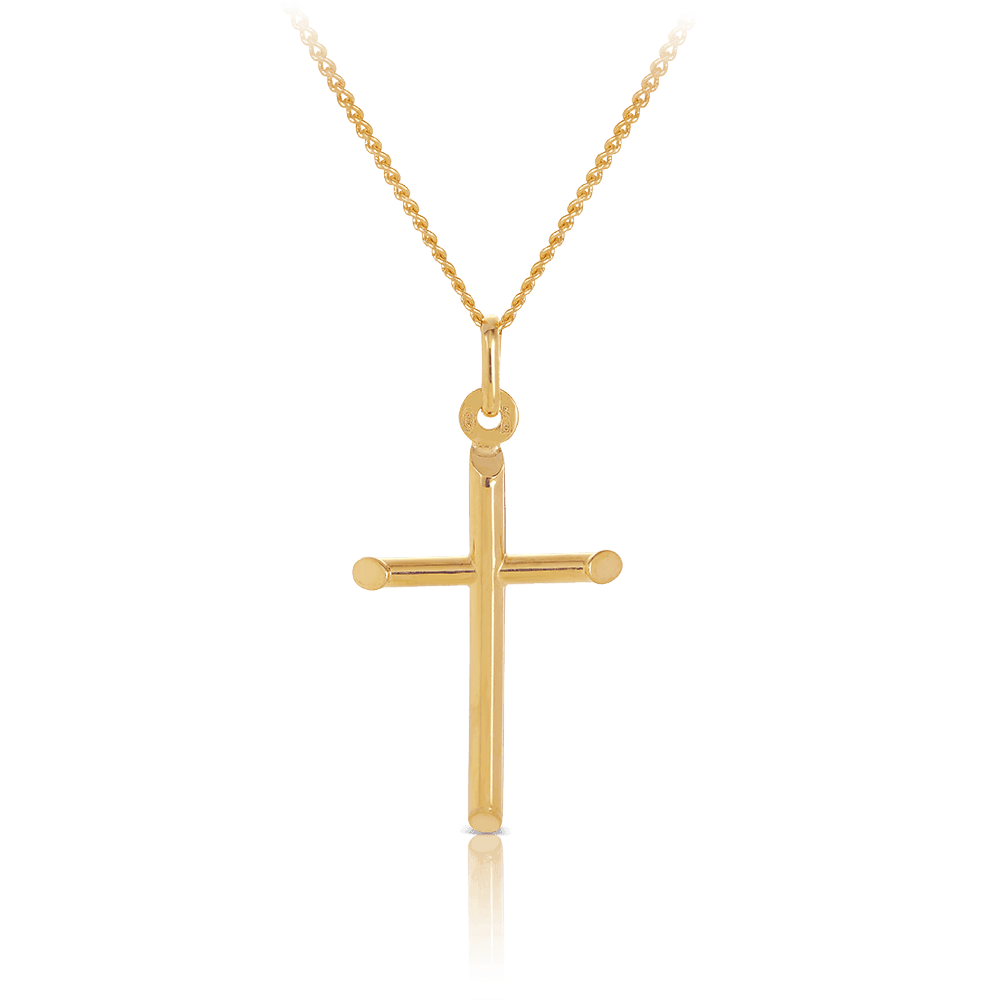 Cross Pendant in 9ct Yellow Gold - Wallace Bishop