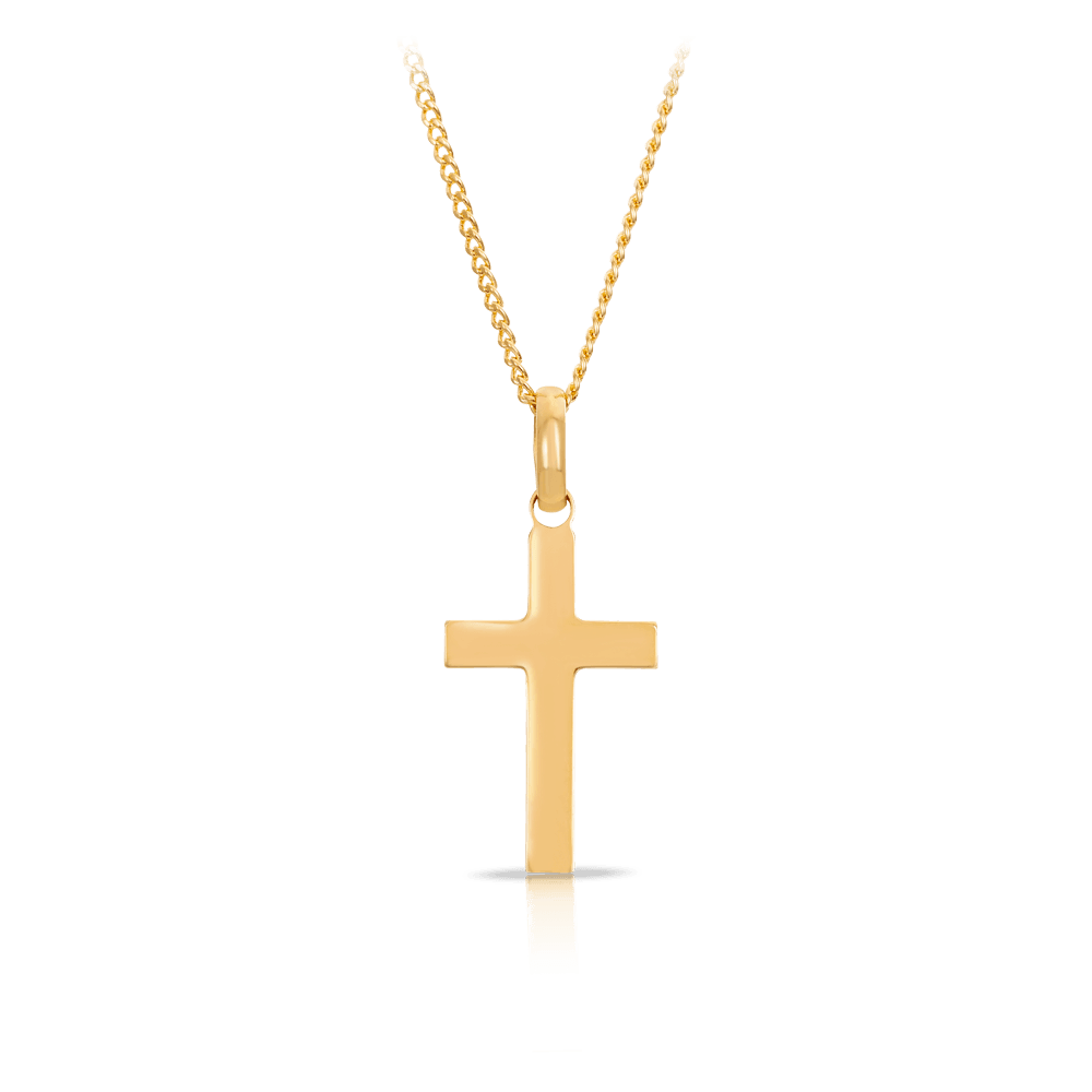 Cross Pendant in 9ct Yellow Gold