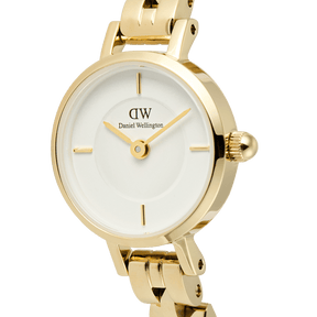Daniel Wellington Petite Mini Arch 3-link White Gold