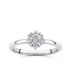 Cubic Zirconia Cluster Ring in Sterling Silver - Wallace Bishop