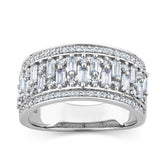 Cubic Zirconia Ring in Sterling Silver - Wallace Bishop