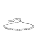 Cubic Zirconia Tennis Bracelet in Sterling Silver - Wallace Bishop