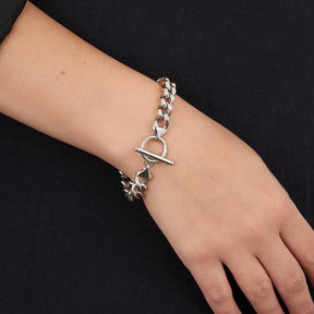 Curb Chain Bracelet in Sterling Silver - Wallace Bishop