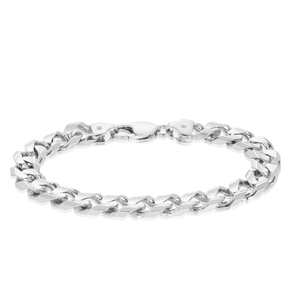 Curb Link Bracelet in Sterling Silver - Wallace Bishop