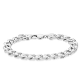 Curb Link Bracelet in Sterling Silver - Wallace Bishop