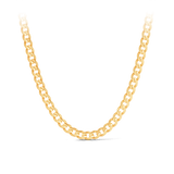Curb Pattern Solid Chain in 9ct Yellow Gold - Wallace Bishop