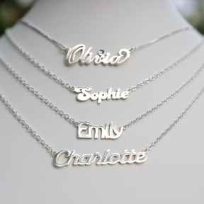 Personalised Name Necklace (Hobo Dee Font)
