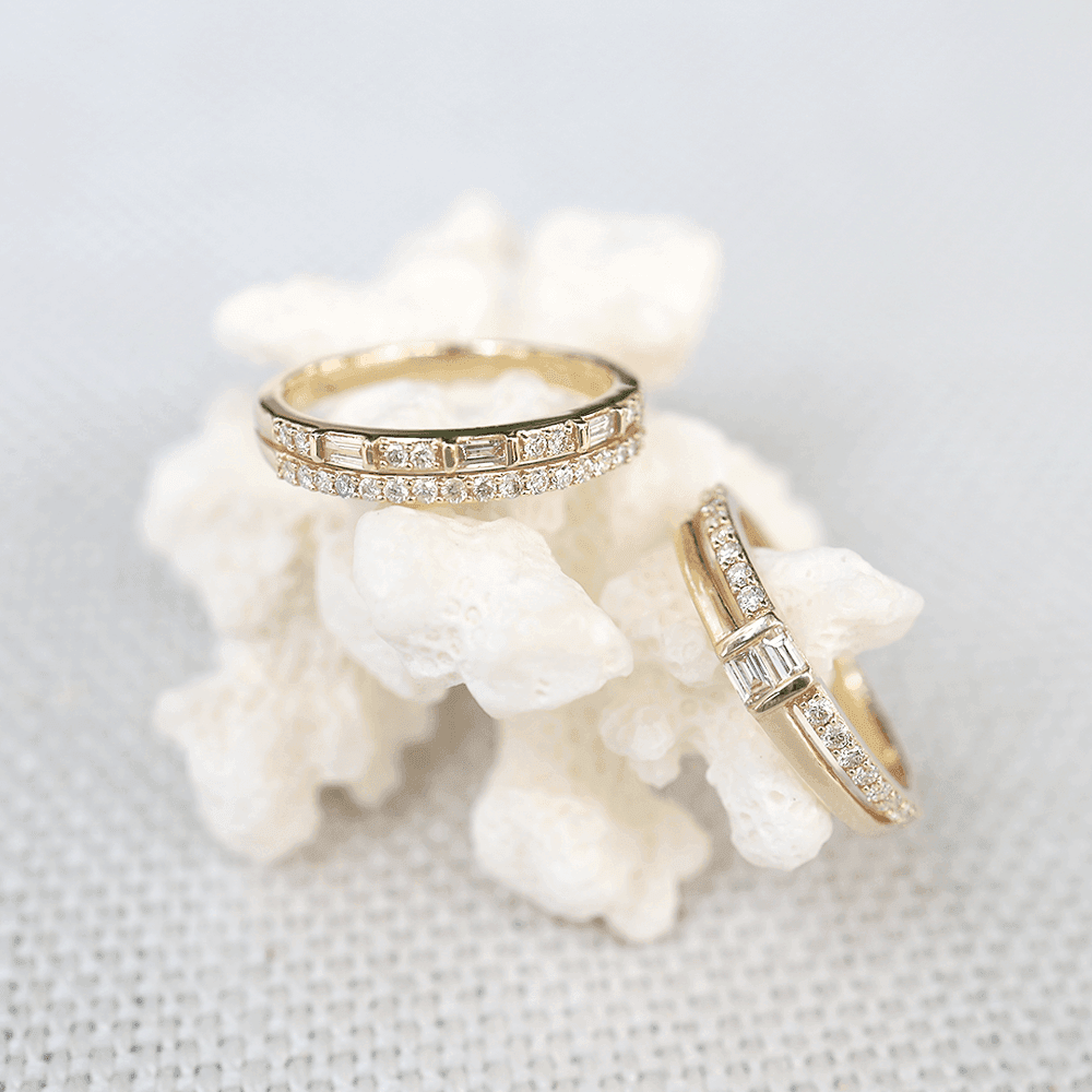 Diamond Baguette Dress Ring in 9ct Yellow Gold - Wallace Bishop