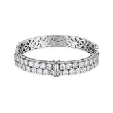 Diamond Bangle in 18ct White Gold - Wallace Bishop