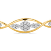 Diamond Bangle in 9ct Yellow and White Gold TGW 0.20ct - Wallace Bishop