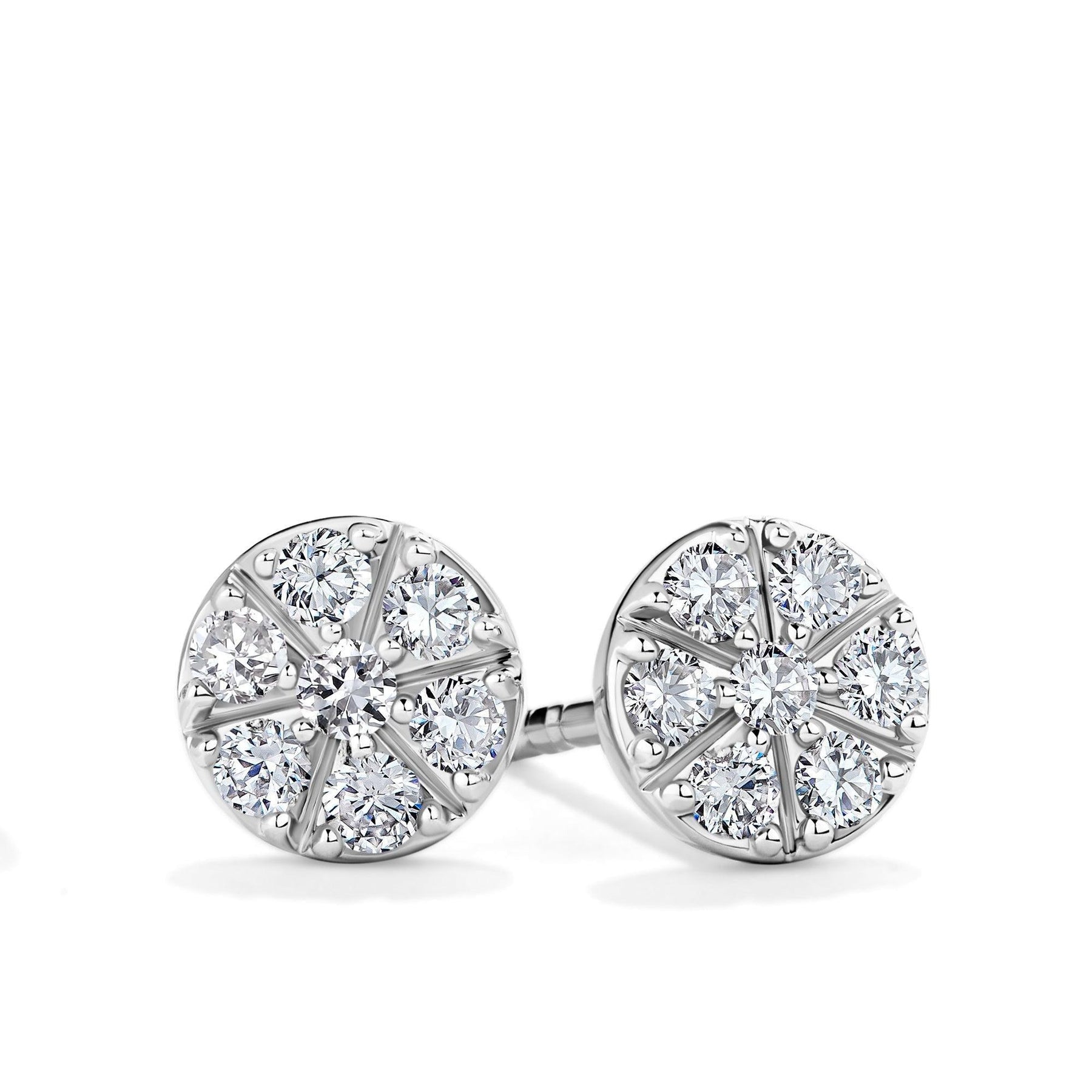 Diamond Stud Zales Silver Earrings Zales Sterling Silver Stud
