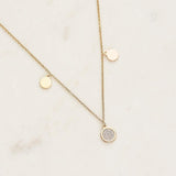 Diamond Circle Trio Necklace set in 9ct Yellow Gold - Wallace Bishop