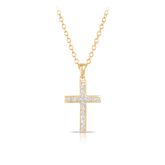 Diamond Cross Pendant in 9ct Yellow Gold - Wallace Bishop