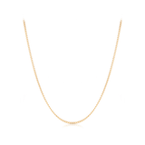 Diamond Cut Curb Chain in 9ct Yellow Gold - Wallace Bishop