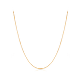 Diamond Cut Curb Chain in 9ct Yellow Gold - Wallace Bishop