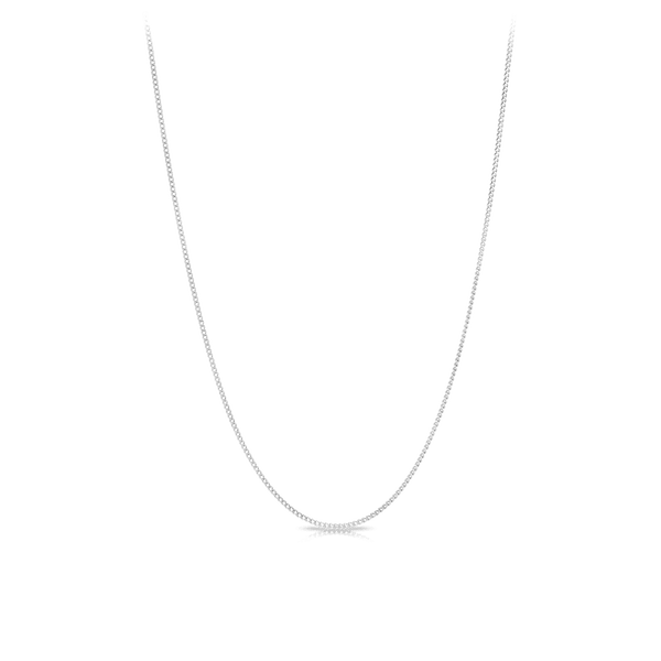 Diamond Cut Curb Link 40cm Chain in Sterling Silver – Wallace Bishop
