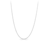 Diamond Cut Curb Link 45cm Chain in 9ct White Gold - Wallace Bishop