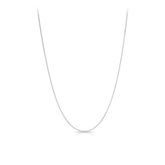 Diamond Cut Curb Link 45cm Chain in Sterling Silver - Wallace Bishop