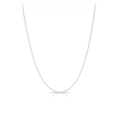 Diamond Cut Curb Link 45cm Chain in Sterling Silver - Wallace Bishop