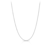 Diamond Cut Curb Link 50cm Chain in Sterling Silver - Wallace Bishop