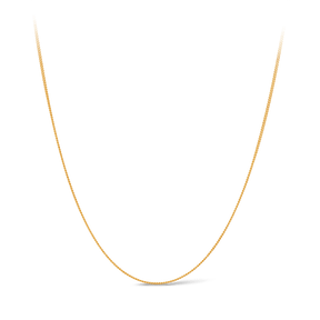 Diamond Cut Curb Link Chain in 9ct Yellow Gold - Wallace Bishop