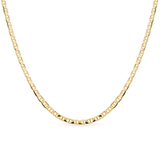 Diamond Cut Parrot Chain in 9ct Yellow Gold - Wallace Bishop