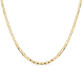 Diamond Cut Parrot Chain in 9ct Yellow Gold - Wallace Bishop