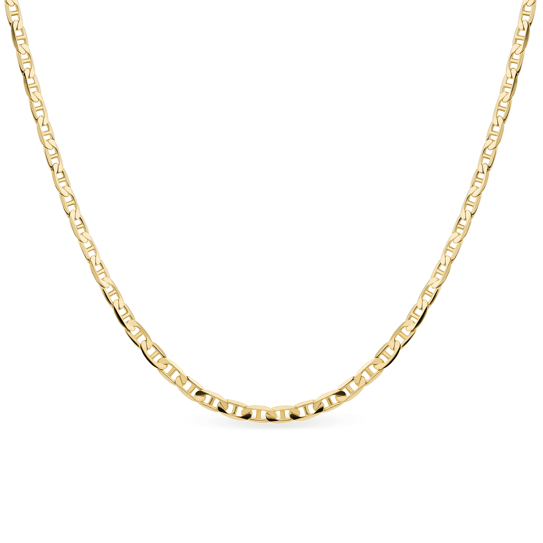Diamond Cut Parrot Chain in 9ct Yellow Gold - Wallace Bishop