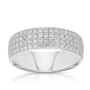 Diamond Dress Ring in 18ct White Gold TGW 1.01ct - Wallace Bishop