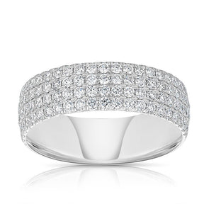 Diamond Dress Ring in 18ct White Gold TGW 1.01ct - Wallace Bishop