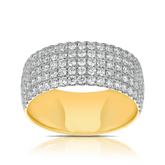 Diamond Dress Ring in 18ct Yellow Gold TGW 1.50ct - Wallace Bishop