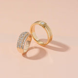 Diamond Dress Ring in 9ct Yellow Gold TGW 1.04ct - Wallace Bishop