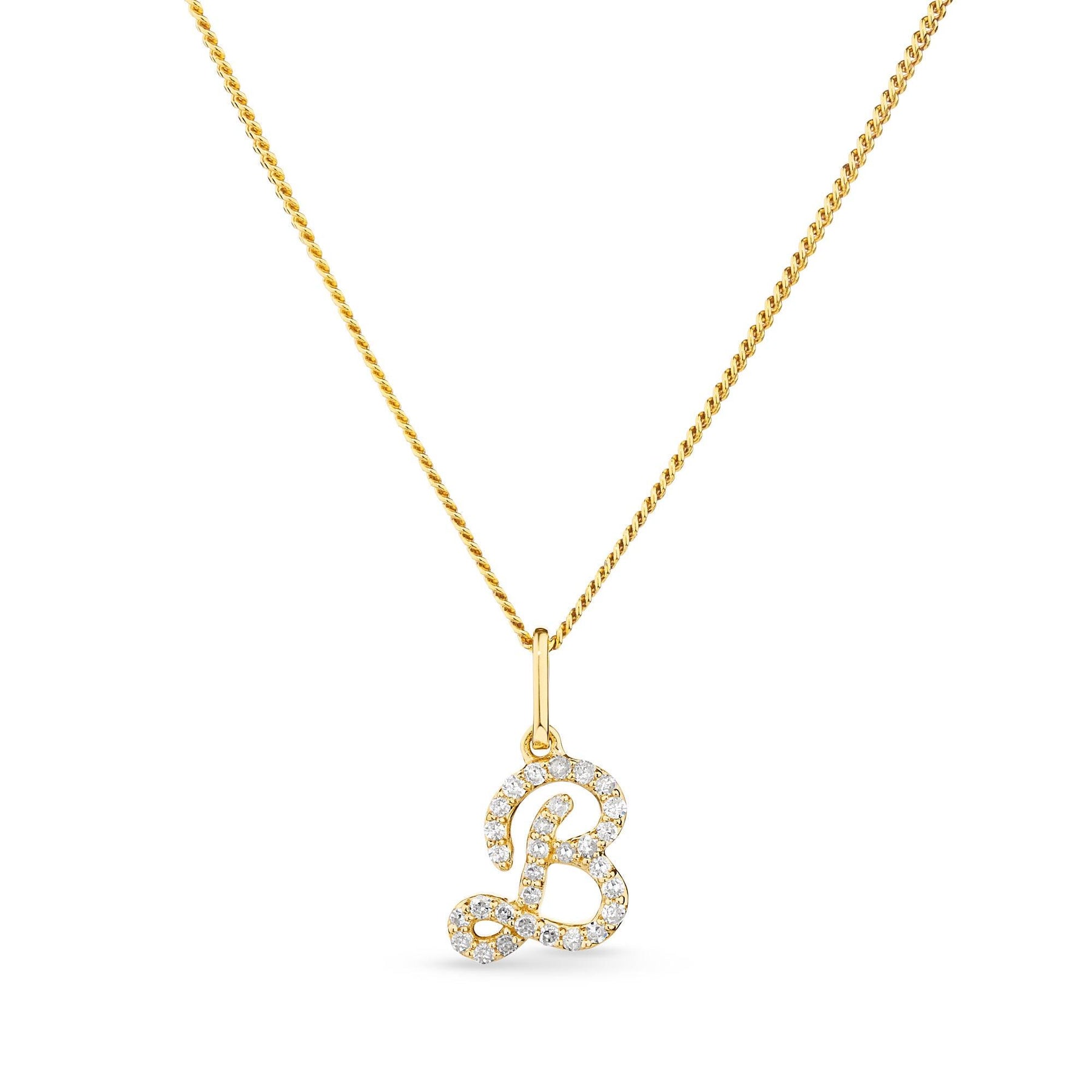 Annoushka 18ct Gold K Diamond Initial Pendant | Liberty