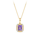 Diamond Pendant in 9ct Yellow Gold - Wallace Bishop