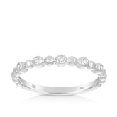 Diamond Ring Sterling Silver - Wallace Bishop