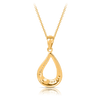 Diamond Set Pendant in 9ct Yellow Gold TGW 0.029ct - Wallace Bishop