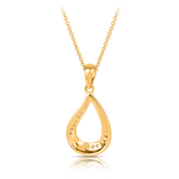 Diamond Set Pendant in 9ct Yellow Gold TGW 0.029ct - Wallace Bishop