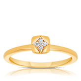 Diamond Stacker Ring in 9ct Yellow Gold - Wallace Bishop