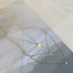 Diamond Star Necklace in 9ct Yellow Gold - Wallace Bishop