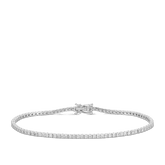 Diamond Tennis Bracelet 1ct in 9ct White Gold - Wallace Bishop