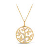 Diamond Tree of Life Pendant in 9ct Yellow Gold - Wallace Bishop