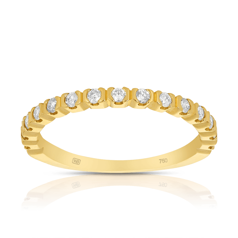 Diamond Wedding & Anniversary Band 18ct Yellow Gold - Wallace Bishop