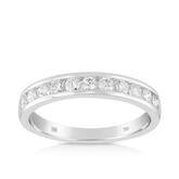 Diamond Wedding & Anniversary Band in 18ct White Gold - Wallace Bishop