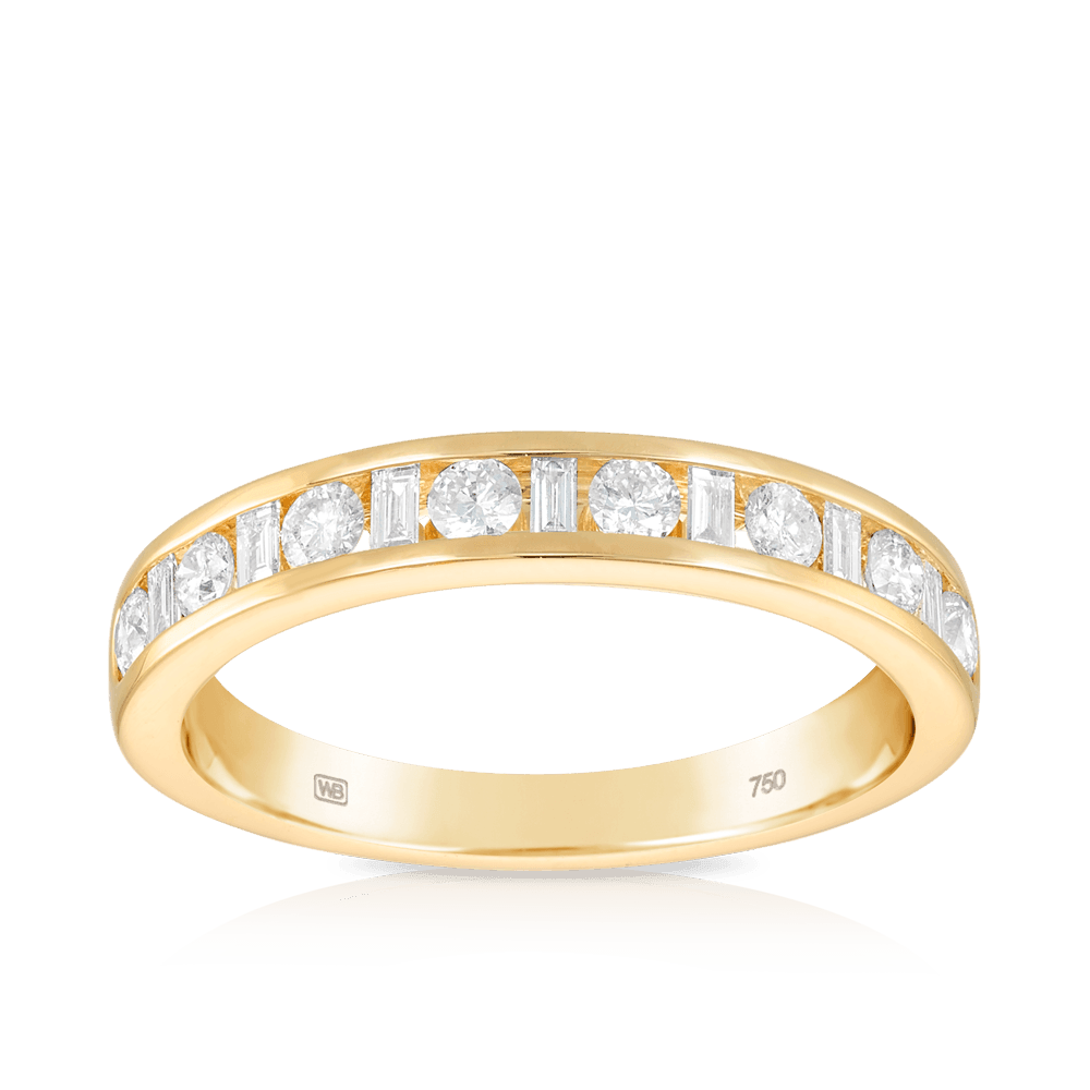 Diamond Wedding & Anniversary Band in 18ct Yellow Gold - Wallace Bishop