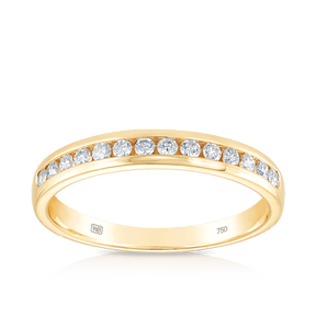 Diamond Wedding & Anniversary Band in 18ct Yellow Gold - Wallace Bishop