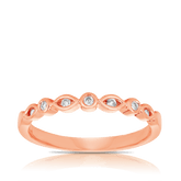 Diamond Wedding & Anniversary Band in 9ct Rose Gold - Wallace Bishop