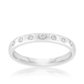 Diamond Wedding & Anniversary Band in 9ct White Gold - Wallace Bishop