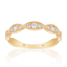 Diamond Wedding & Anniversary Band in 9ct Yellow Gold - Wallace Bishop